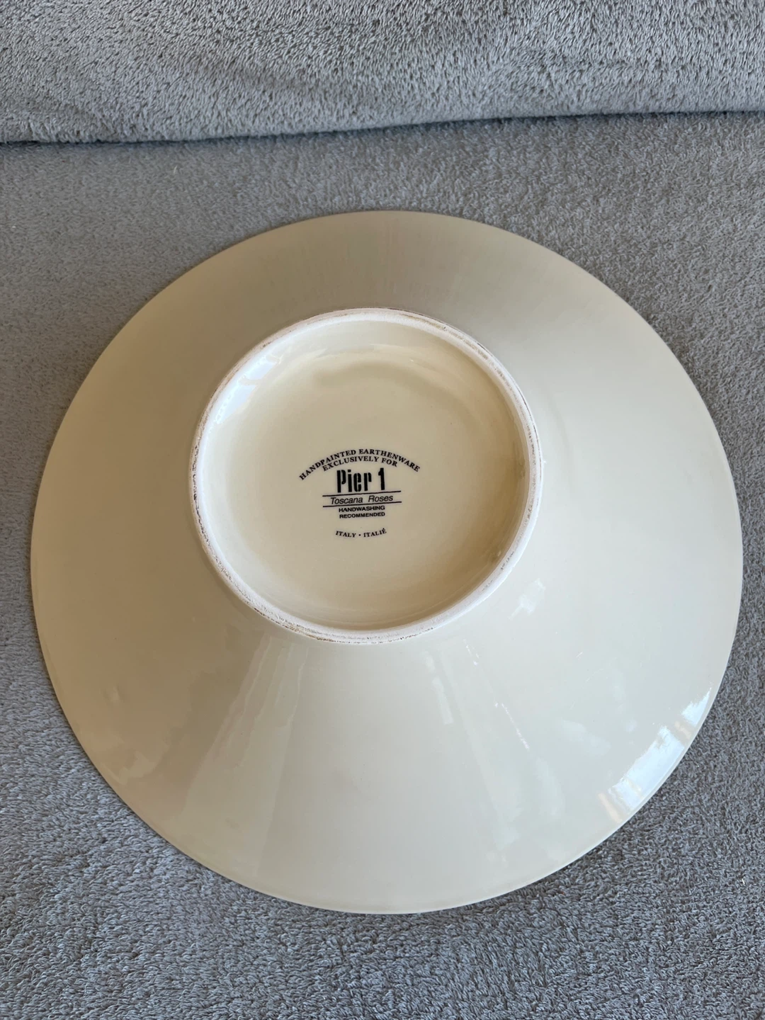 Pier 1 Imports Toscana Roses Hand-Painted Earthenware Bowl - photo 2