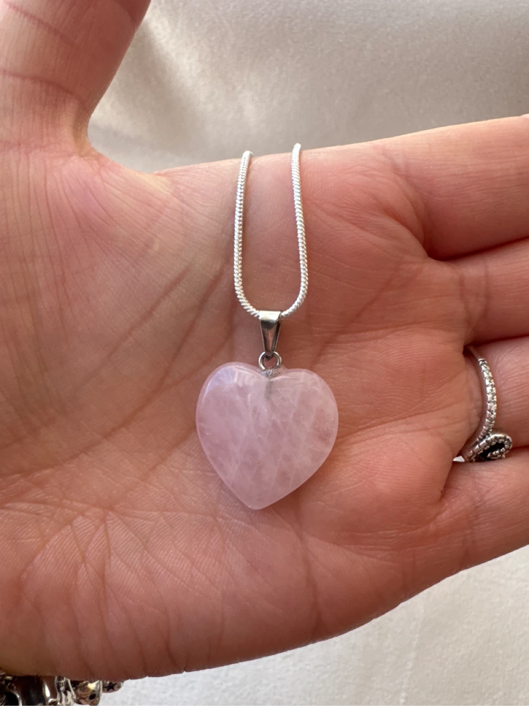 Heart Shaped Crystals Pendants & Necklace