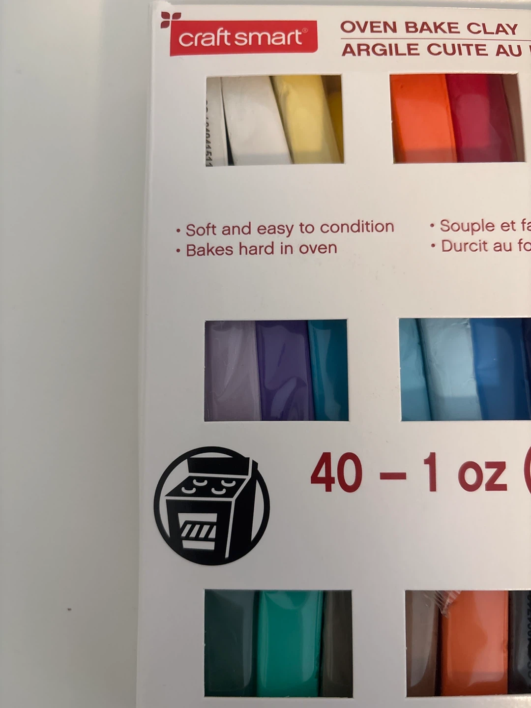 Craft Smart Oven Bake Clay - 40 Assorted 1 oz Bars - photo 2