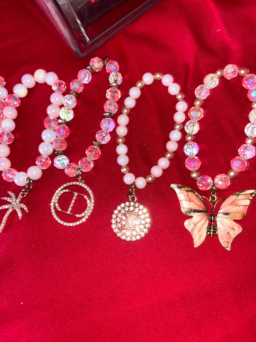 Beaded Bracelets with Charms