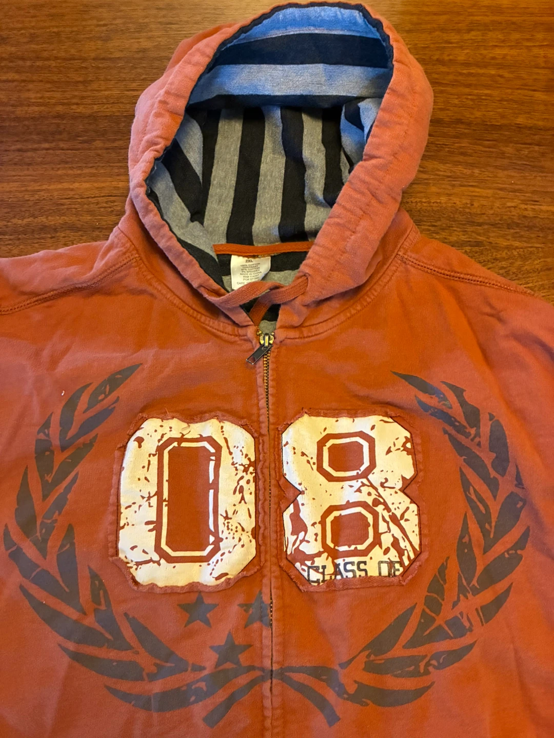 $4 Men's zipper hoodie XL baggy teen warm winter coat