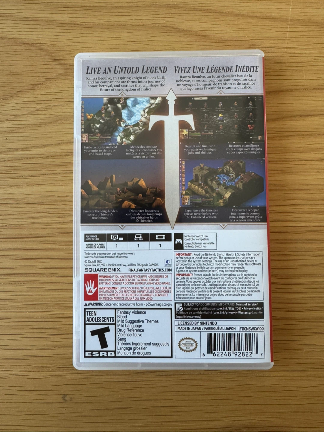 Nintendo Switch Final Fantasy Tactics: The War of the Lions - photo 2