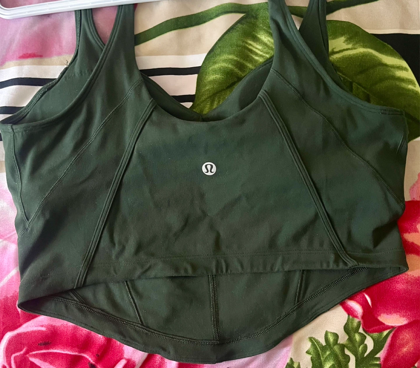 Lululemon Align V-Neck Corset Tank Top - Dark Green - photo 3