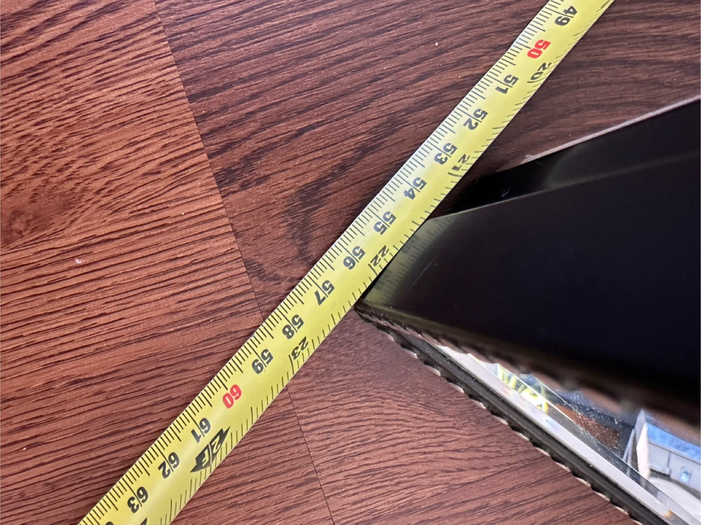 Tall Rectangular Floor Mirror with Decorative Beaded Frame - photo 4