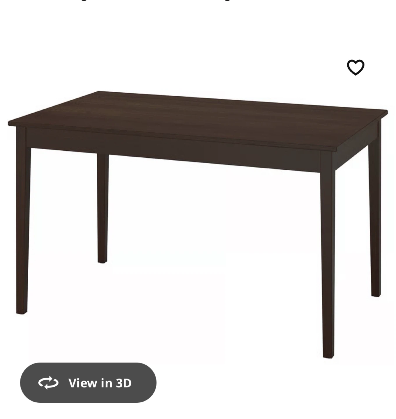 Black Dining Table