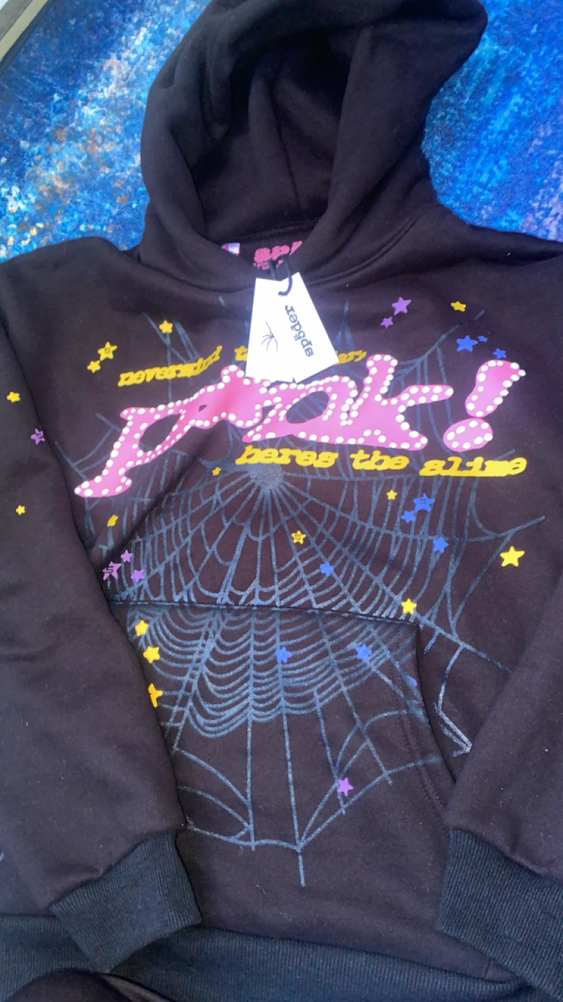 Spider  Hoodie Black