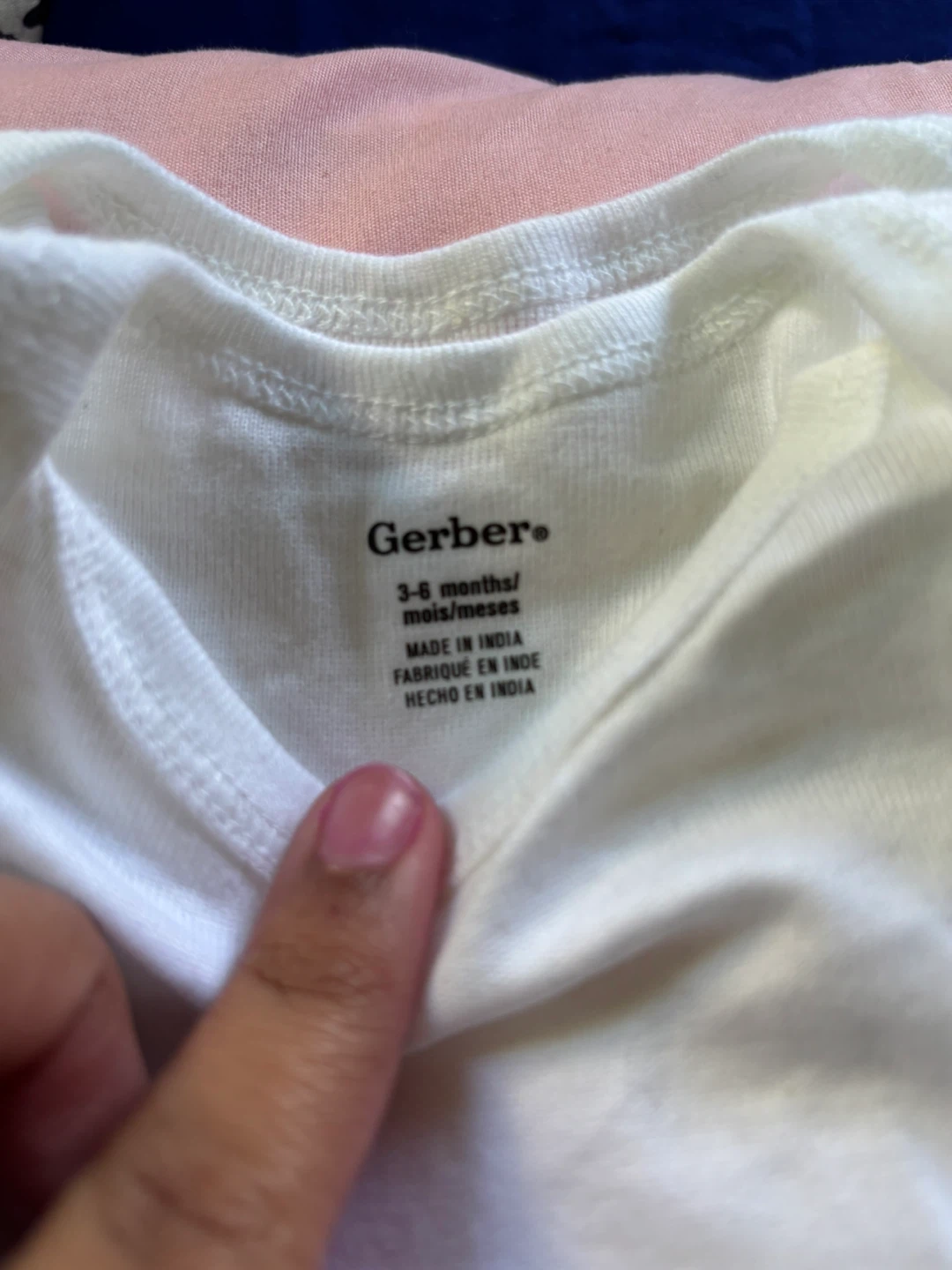 Gerber White Onesie 3-6 Months - photo 2