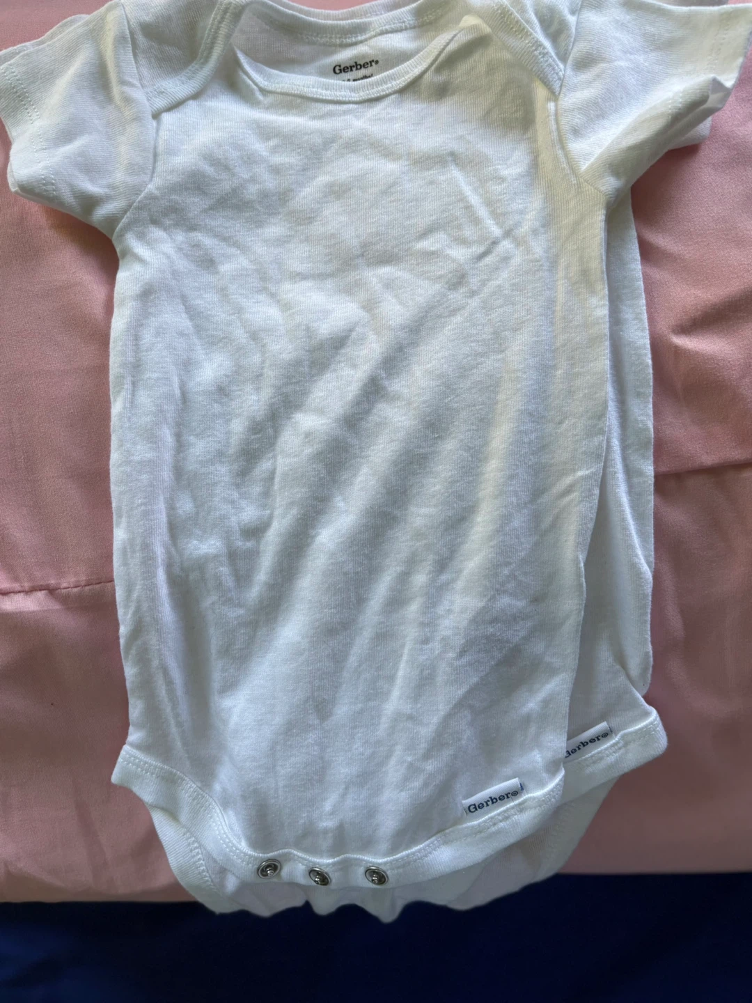 Gerber White Onesie 3-6 Months
