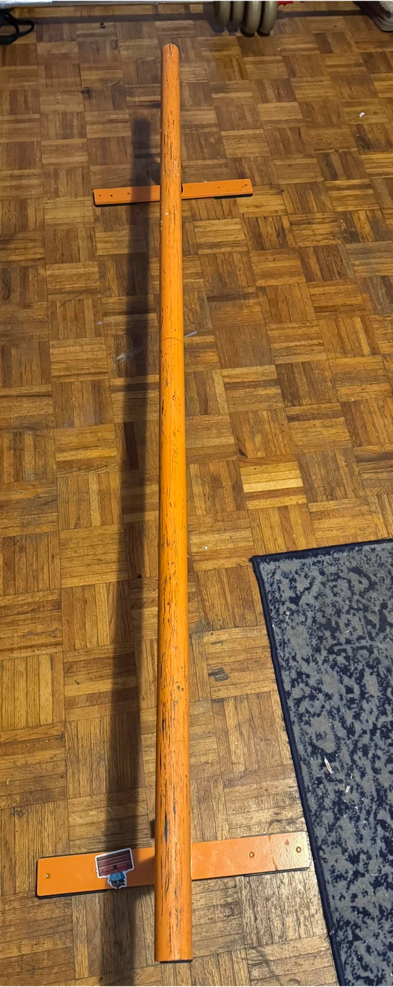 Orange Metal skate rail with Base Stands - photo 2