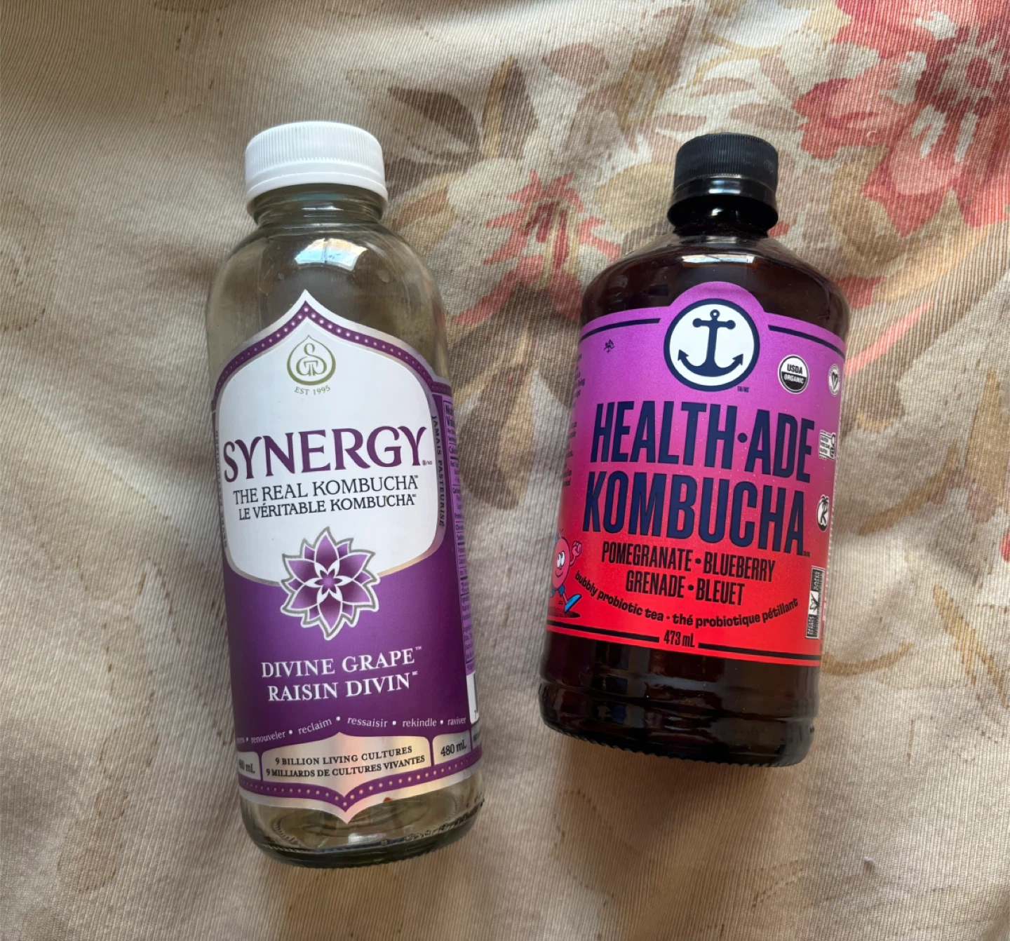 Empty glass bottles for brewing Kombucha