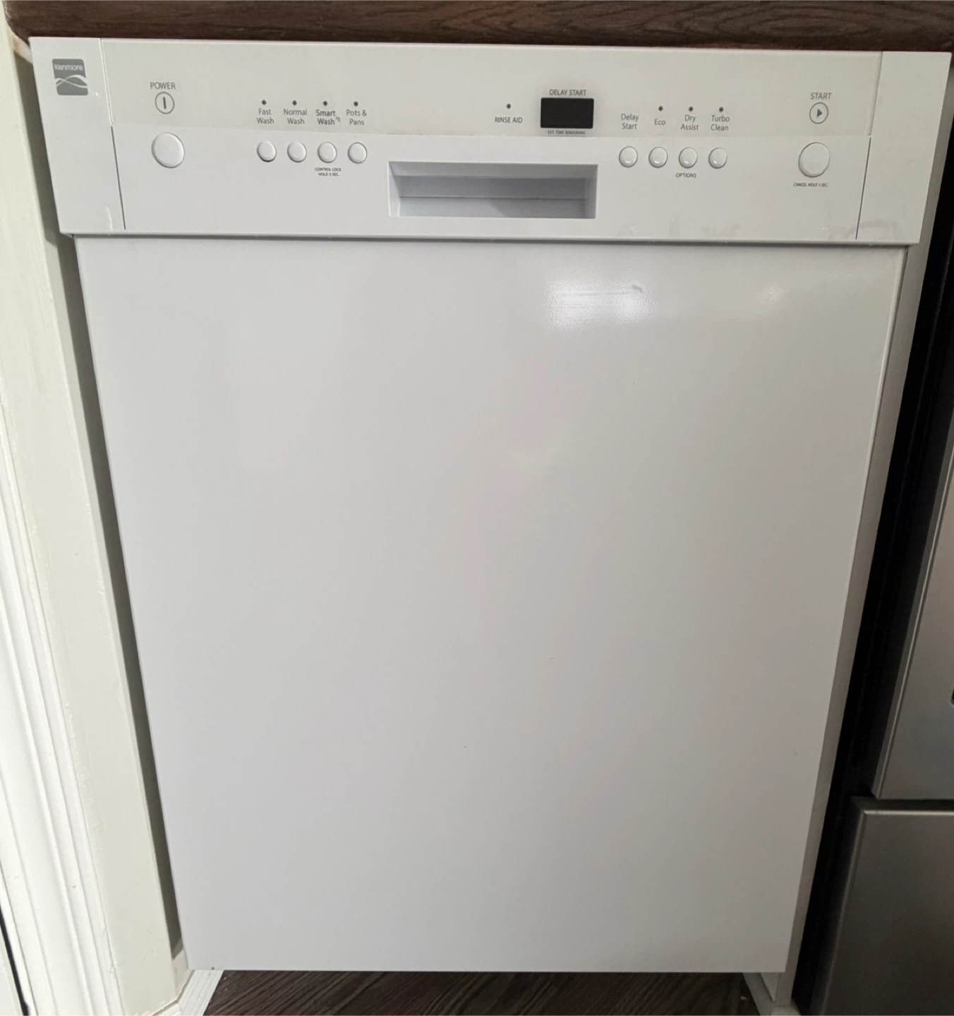 Kenmore White Dishwasher