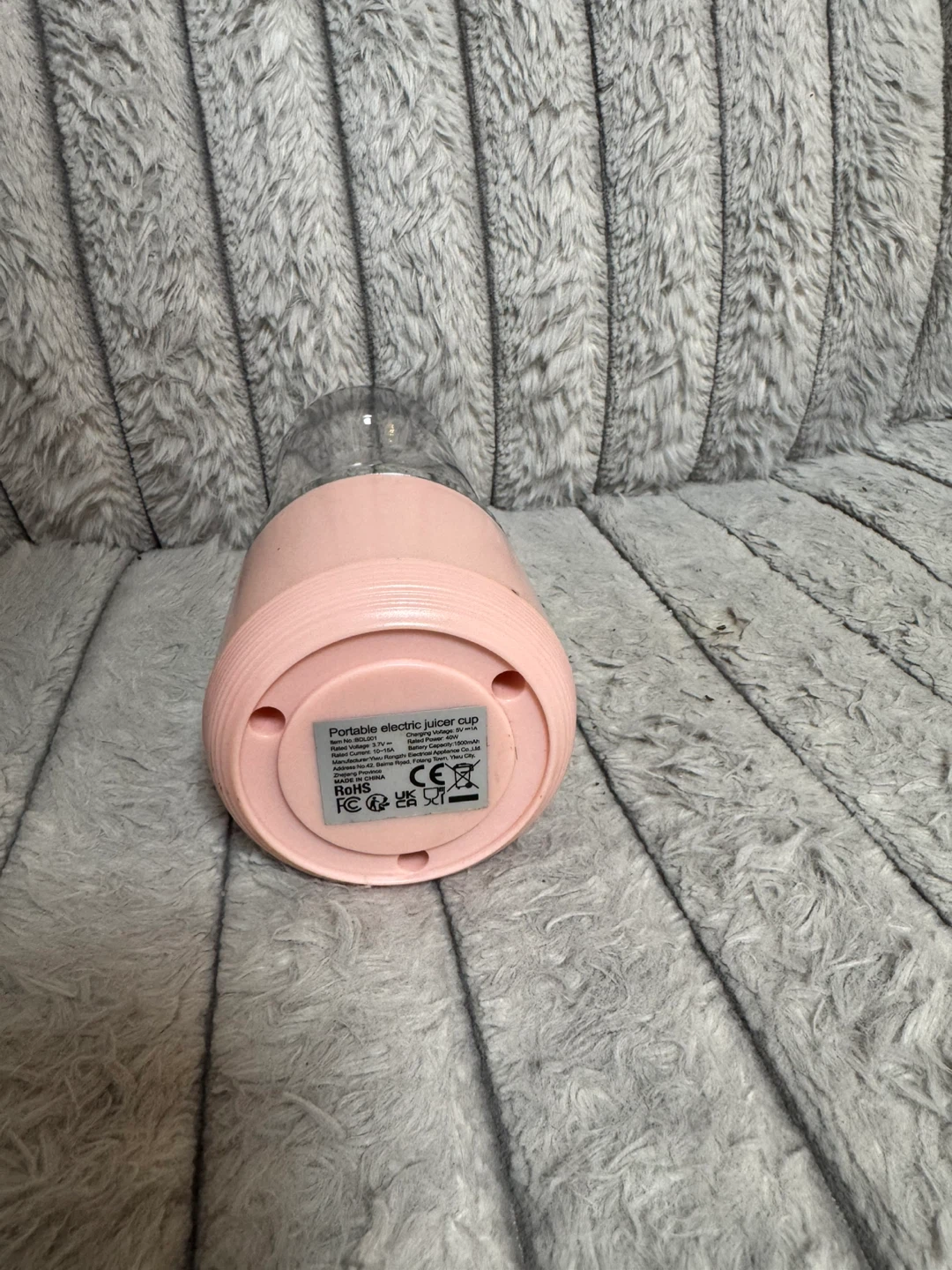 Pink Portable Electric Juicer Cup - photo 4
