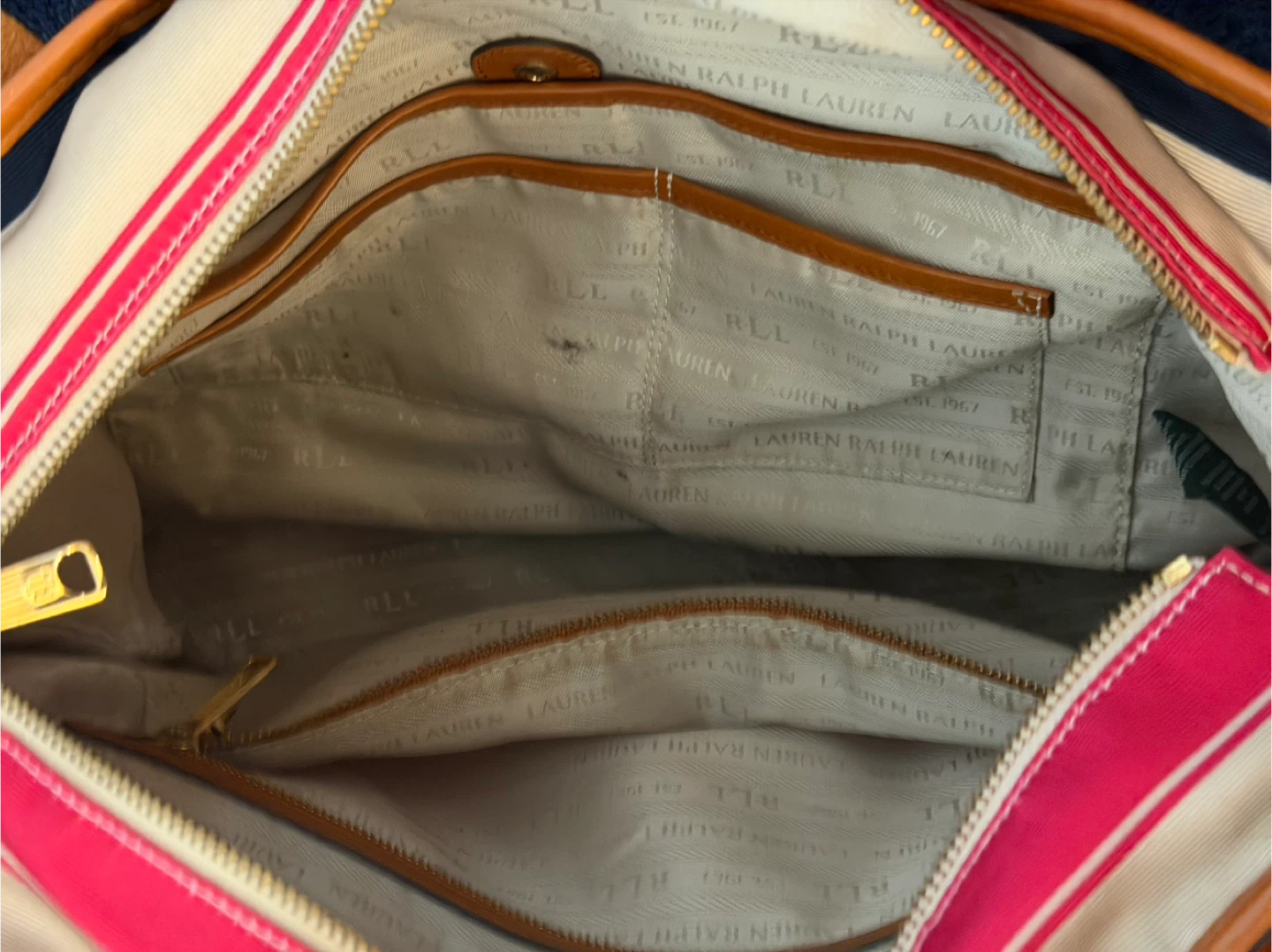 Lauren Ralph Lauren Striped Tote Bag - photo 4