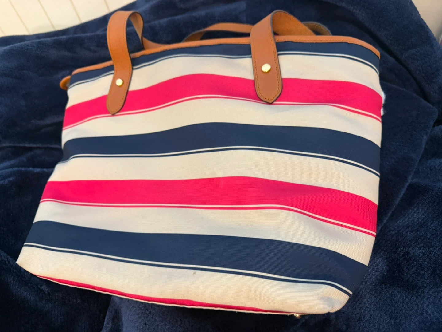 Lauren Ralph Lauren Striped Tote Bag - photo 3