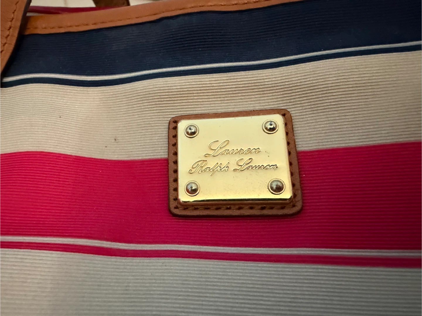Lauren Ralph Lauren Striped Tote Bag - photo 2
