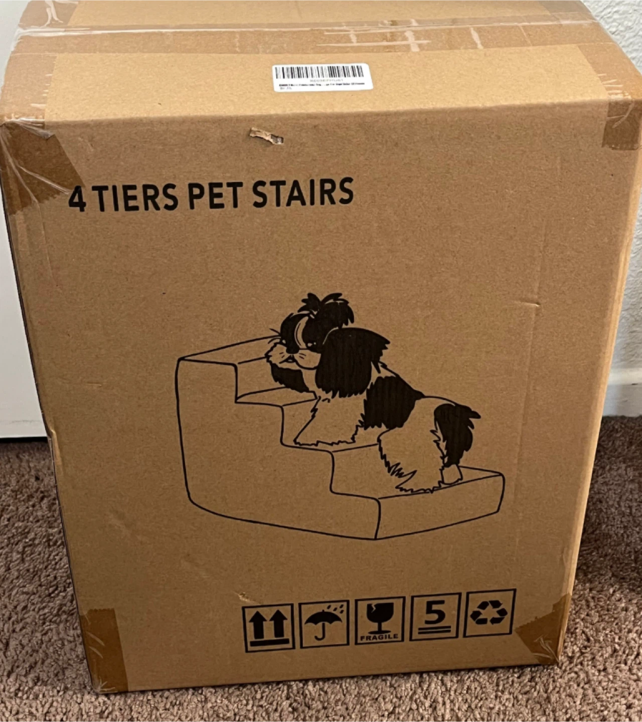 4 Tiers Pet Stairs