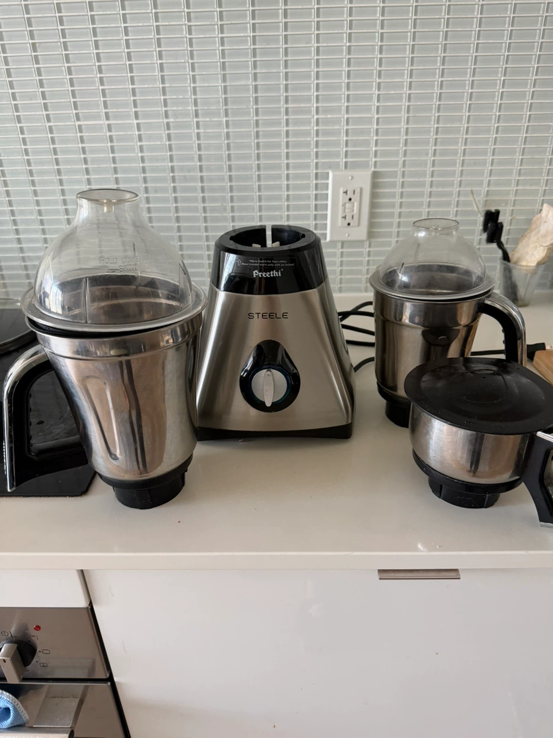 Preethi Steele Mixer Grinder with Jars - photo 2