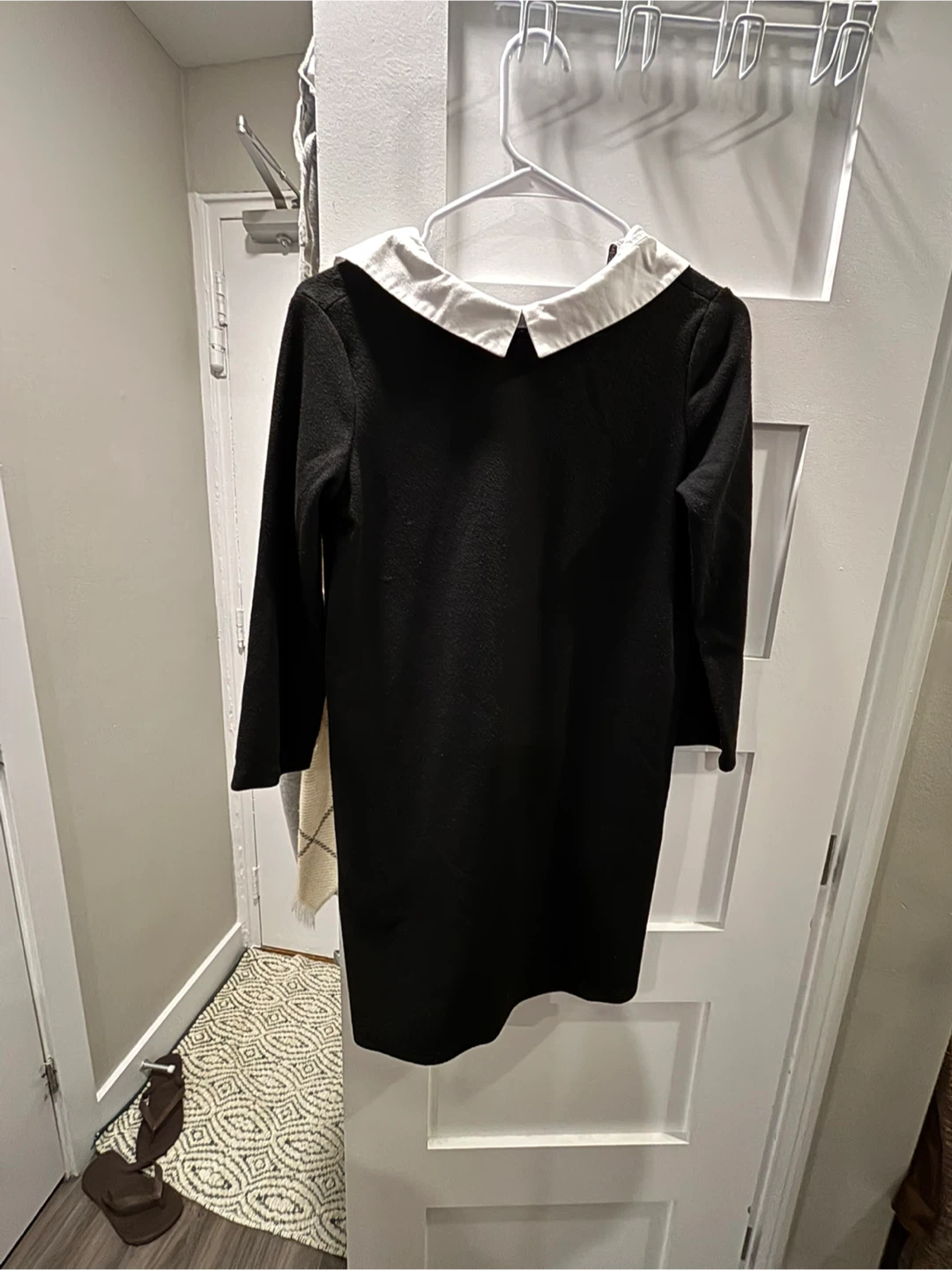 Black Dress with Peter Pan Collar
