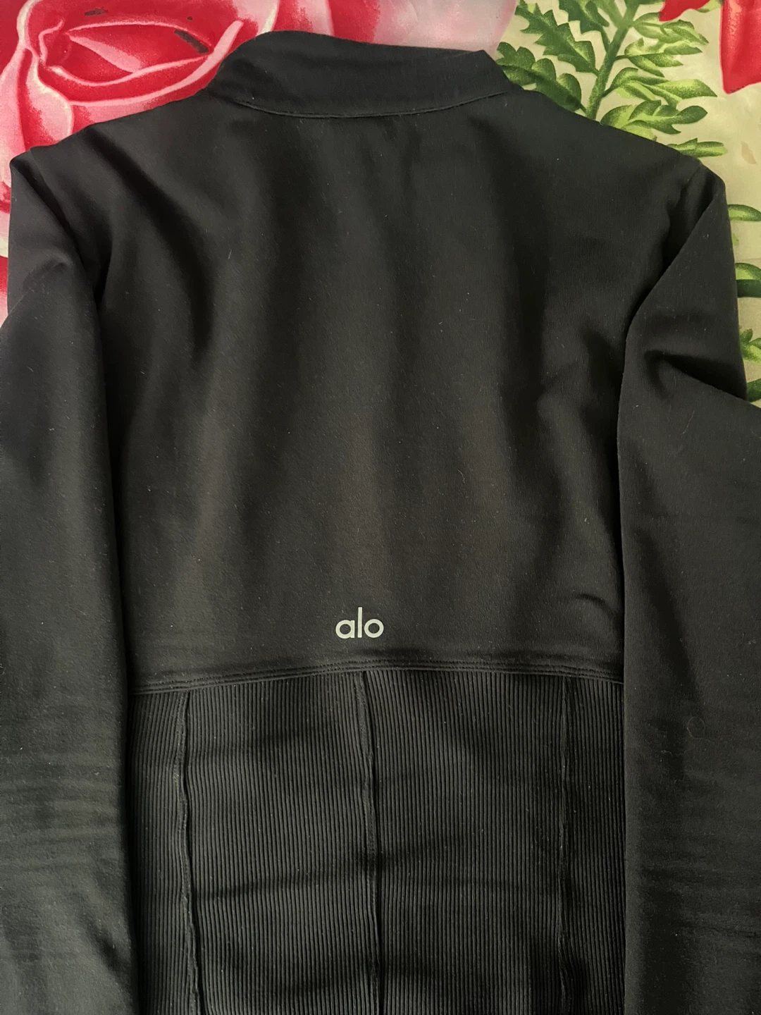 Alo Yoga Black Full Zip Jacket