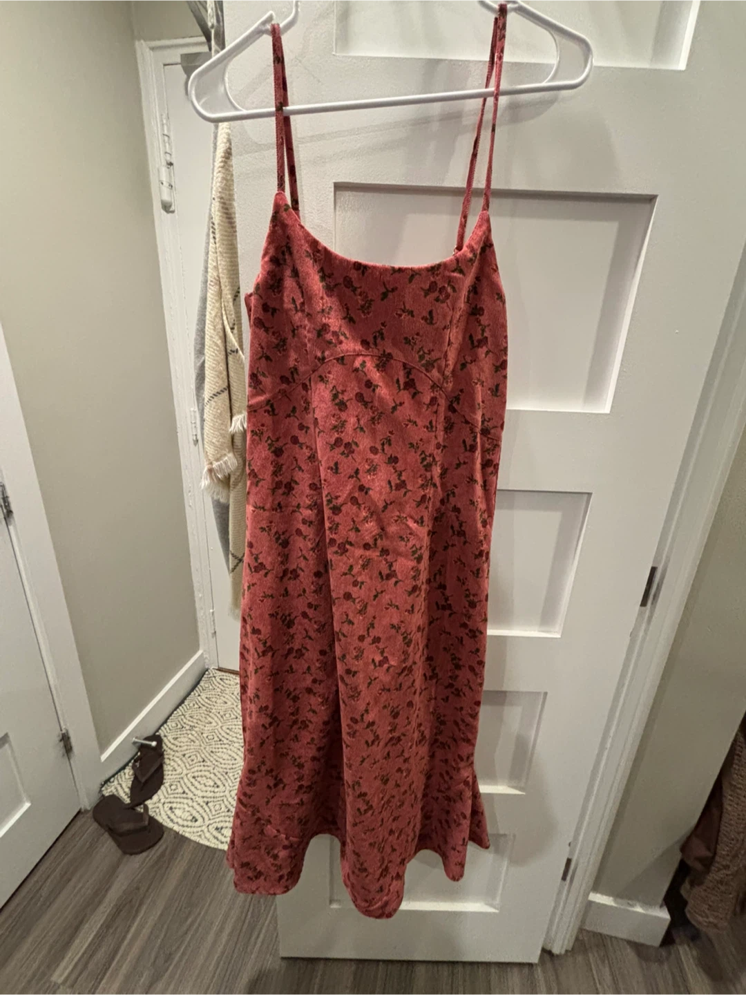 Floral Print Spaghetti Strap Dress