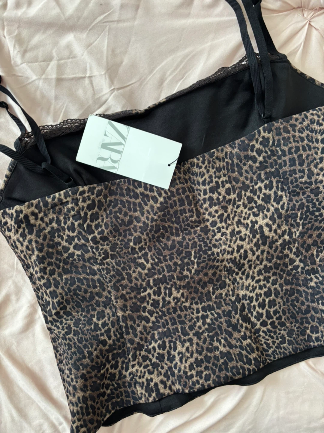 New ZARA Leopard Print Top XL - photo 3