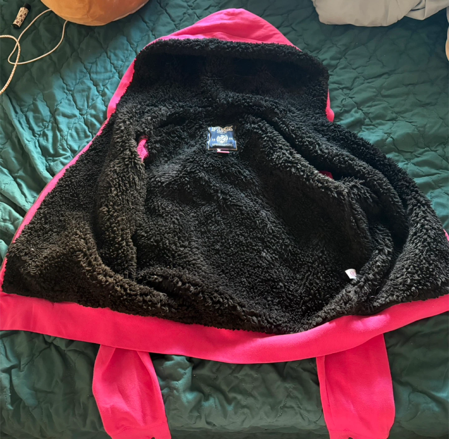 Vintage Victoria’s Secret PINK Shepra lined Hoodie - photo 3