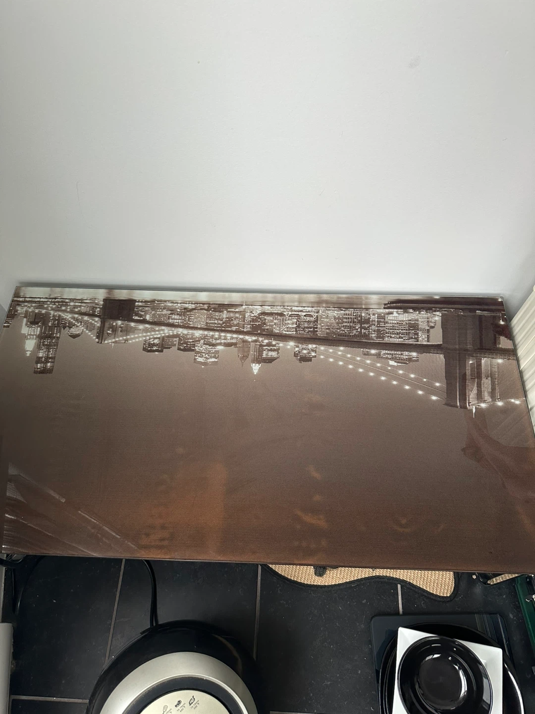 Ebern Designs Lannie Glass Top Coffee Table - photo 4