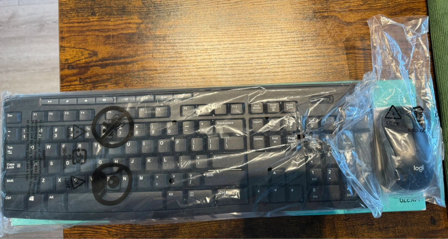 Logitech Wireless Keyboard and Mouse Combo