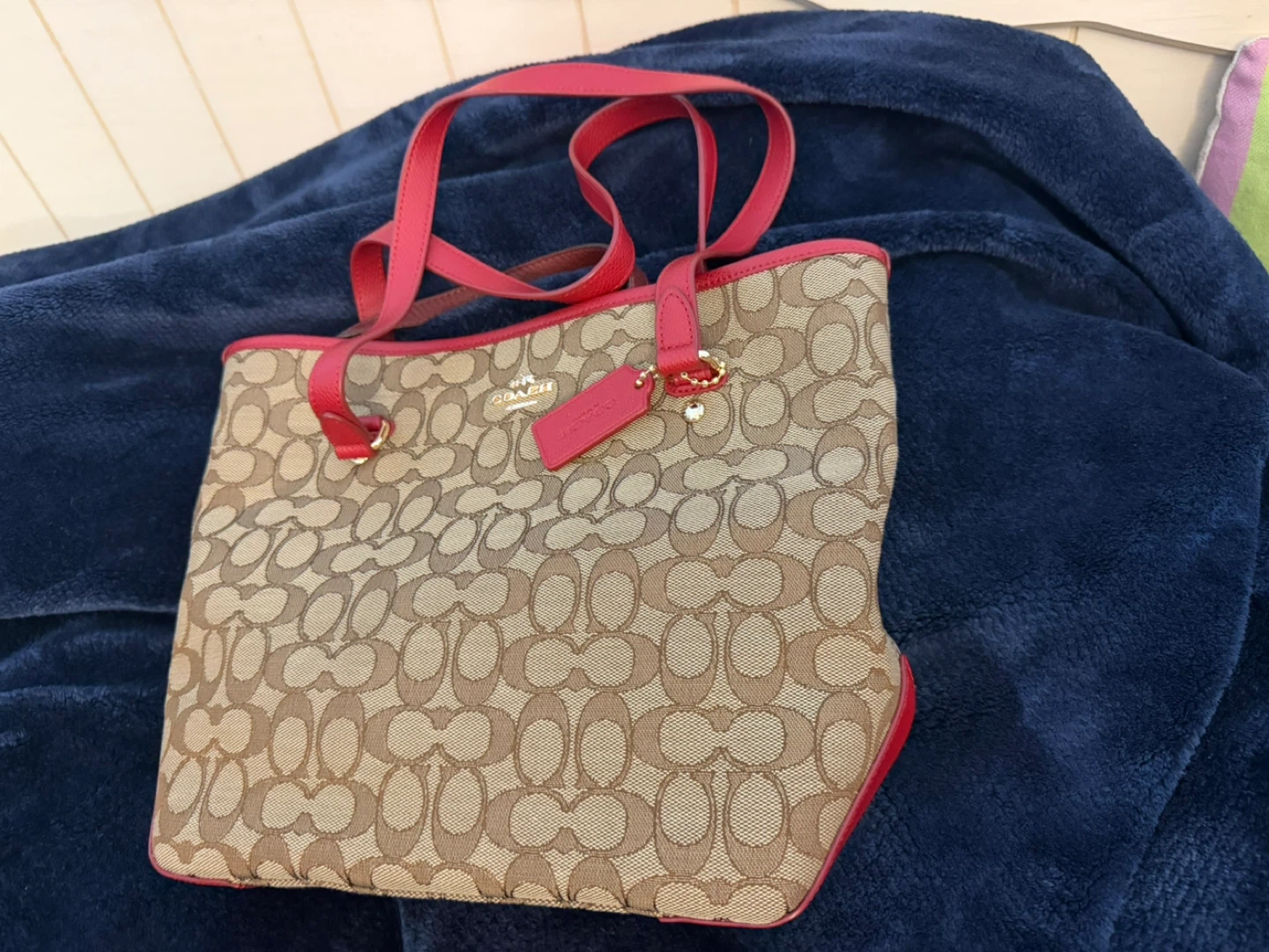 Coach Signature Tote Bag