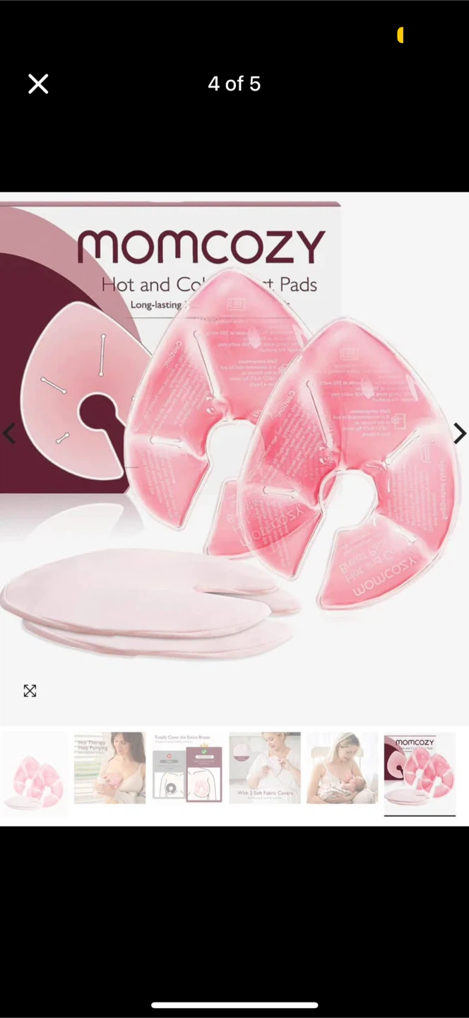 Momcozy Hot and Cold Breast Pads with 2 Soft Covers - photo 3