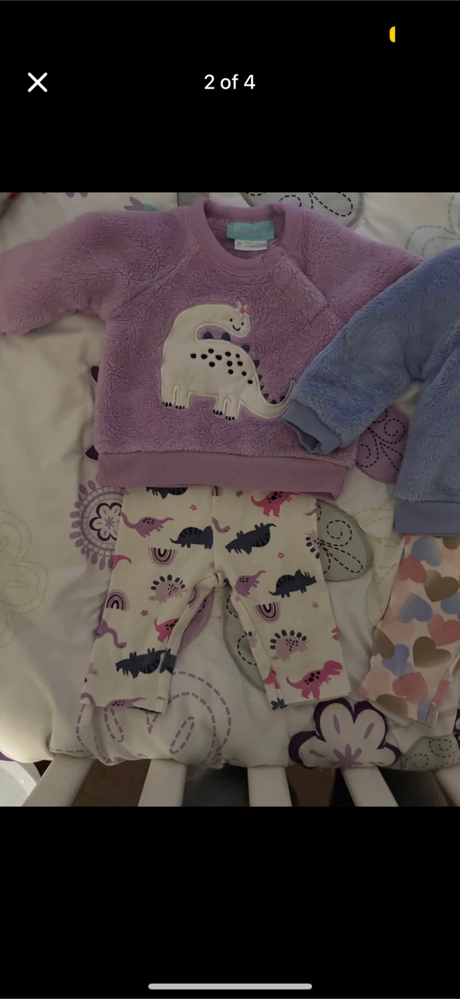 Girls Fleece Sweatsuit Set - 2pc