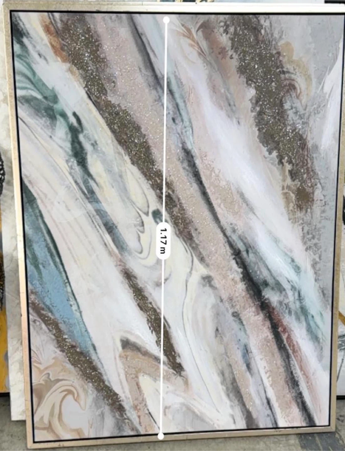 Abstract Wall Art Painting 86cm x 1.17m - photo 2