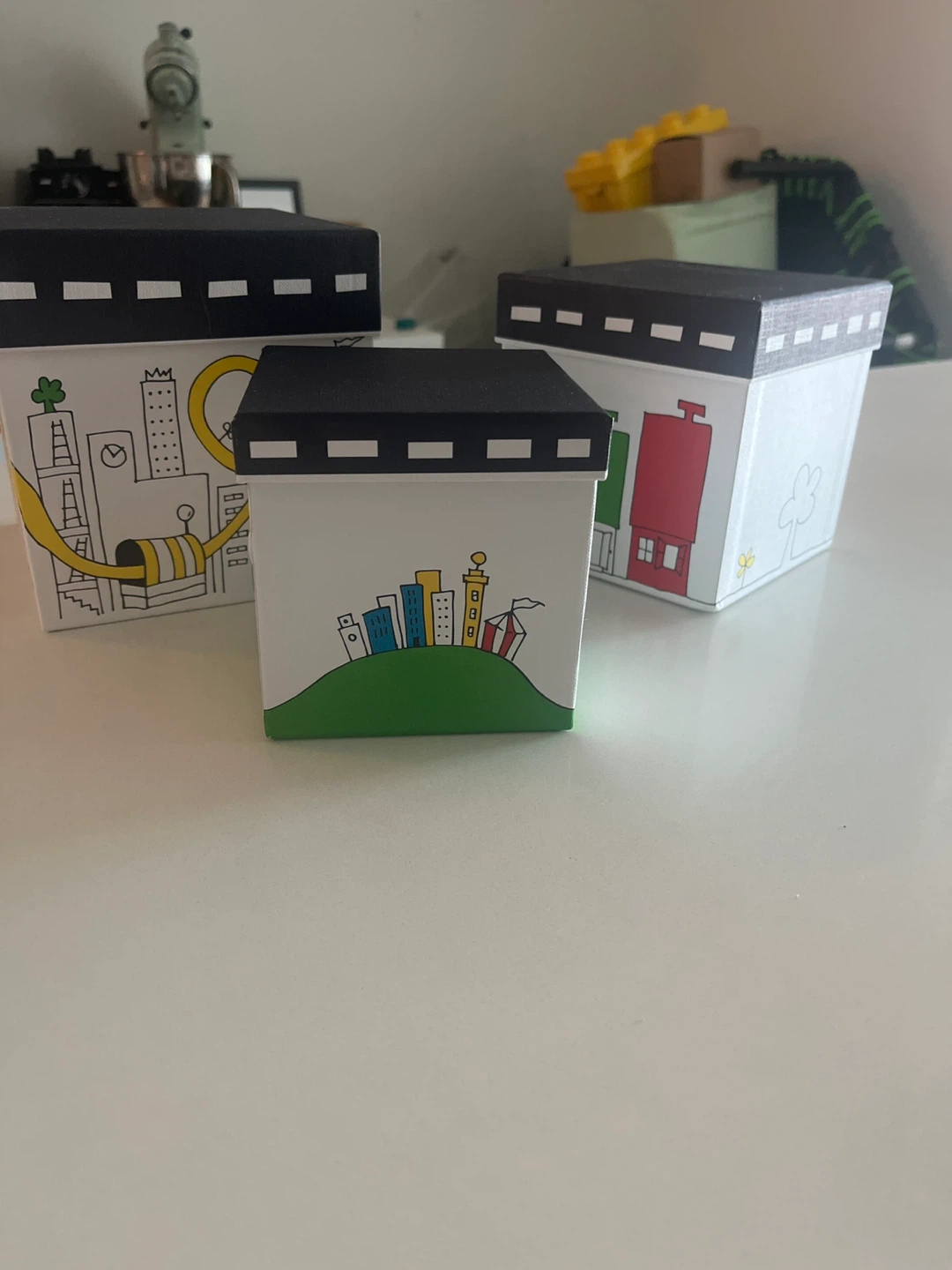Children's Storage Boxes (Set of 3) IKEA FLYTTBAR