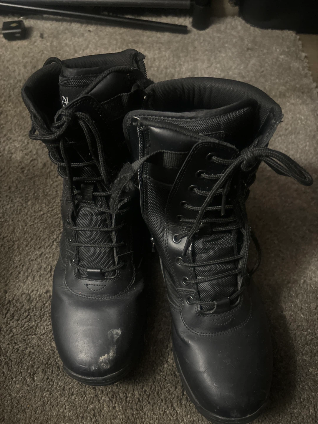 Black Combat Boots