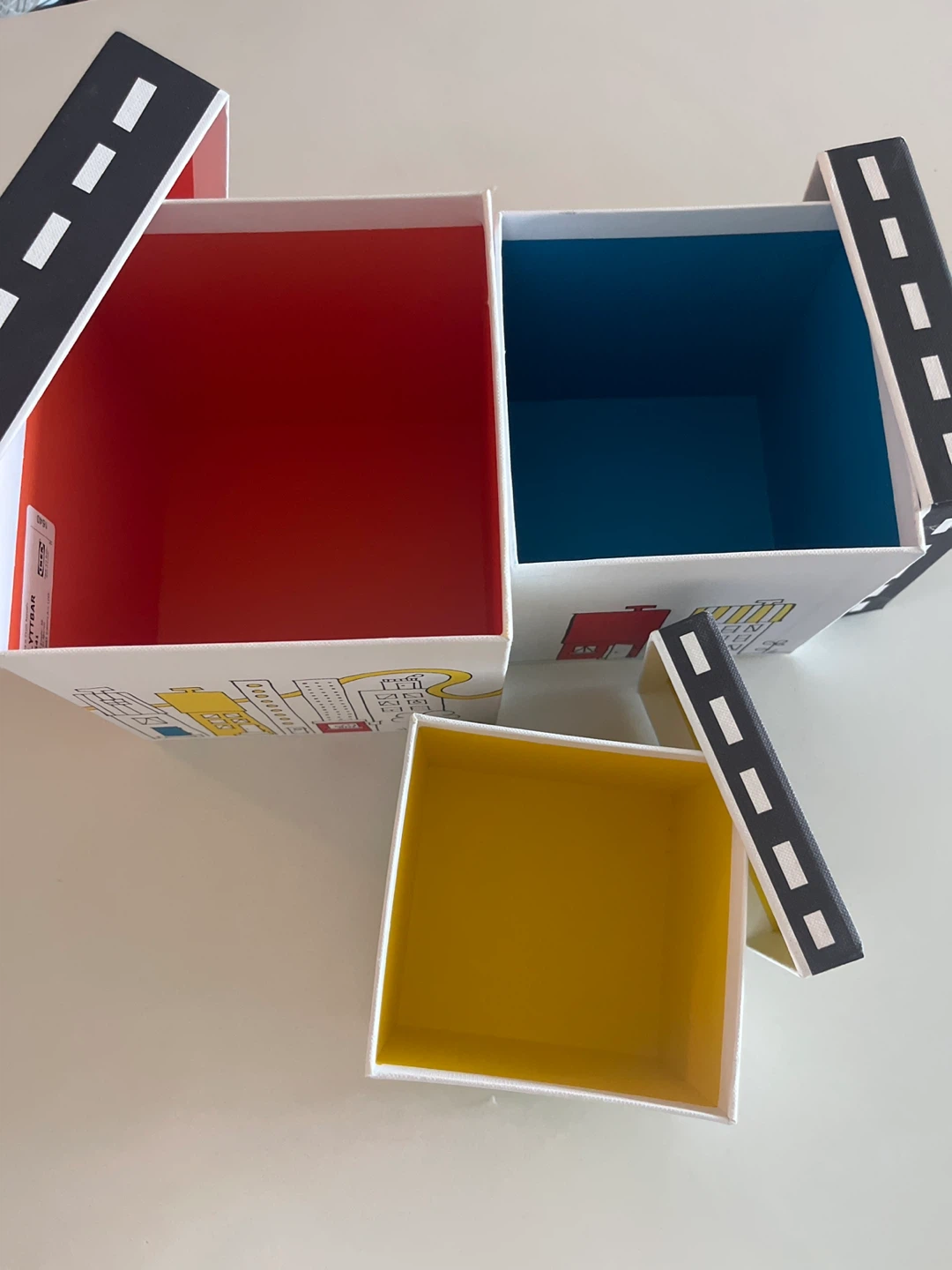 Children's Storage Boxes (Set of 3) IKEA FLYTTBAR - photo 4