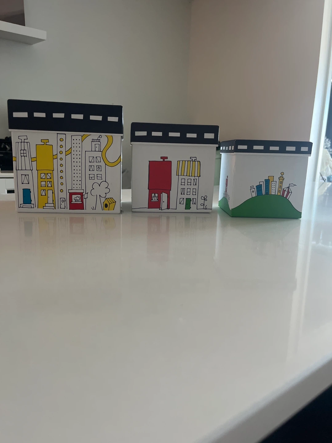 Children's Storage Boxes (Set of 3) IKEA FLYTTBAR - photo 3
