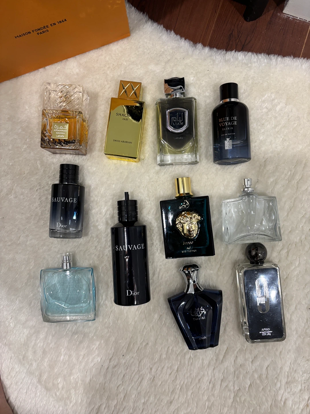 Assorted Designer Perfumes - Dior, Lattafa, Swiss Arabian