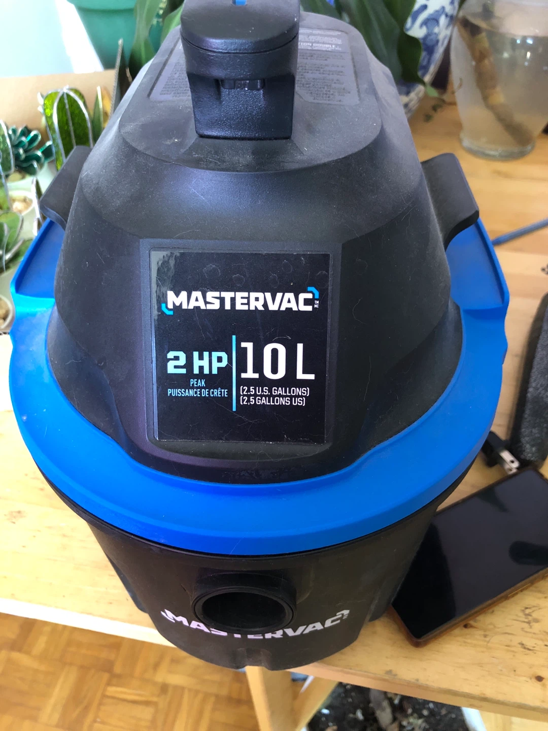 Mastervac 10L Wet/Dry Vacuum with Accessories