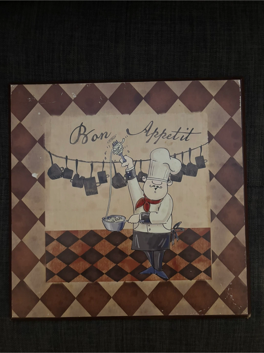 Bon Appetit Chef Wall Art