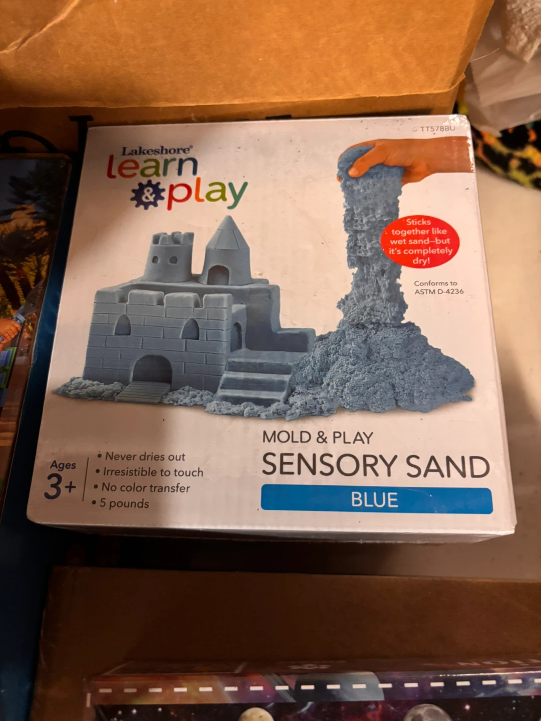 Lakeshore Learn & Play Sensory Sand - 5 Pounds