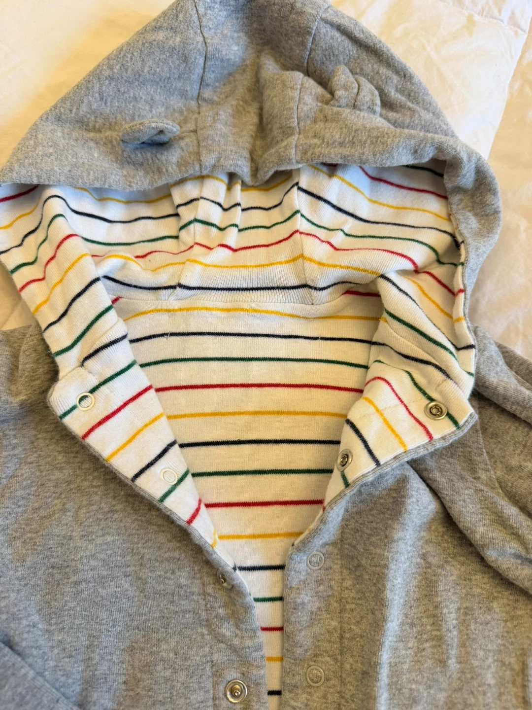 Grey Striped Hoodie and Pants Set Hudson Bay