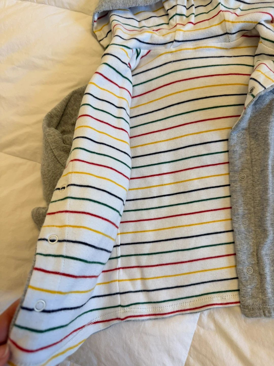 Grey Striped Hoodie and Pants Set Hudson Bay - photo 4