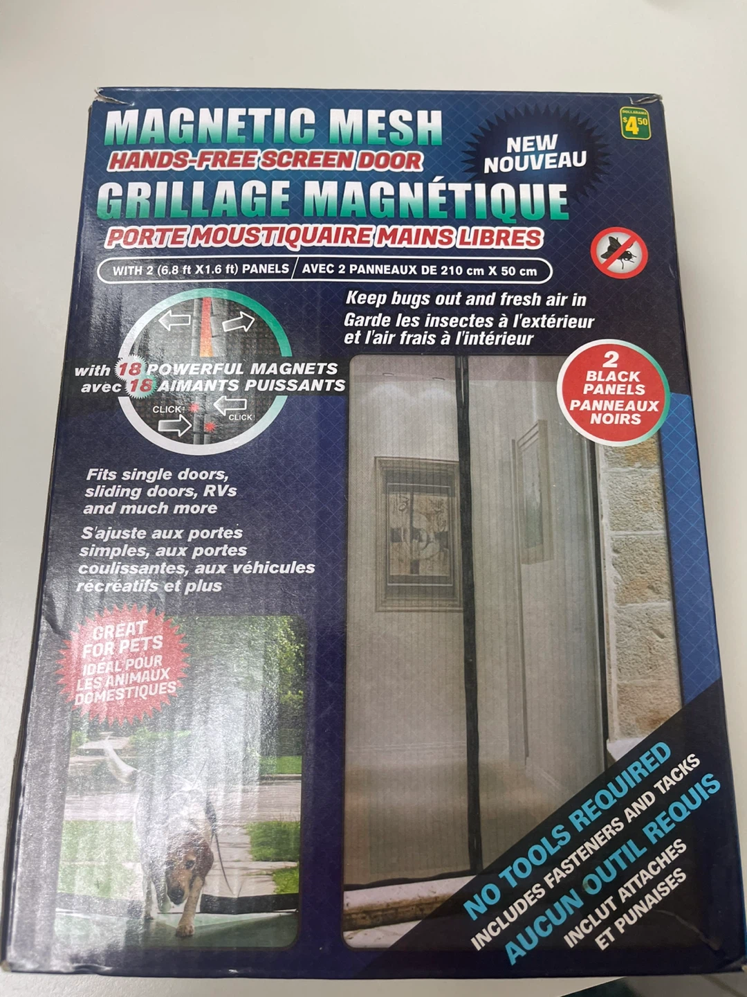 Magnetic Mesh Hands-Free Screen Door - photo 4