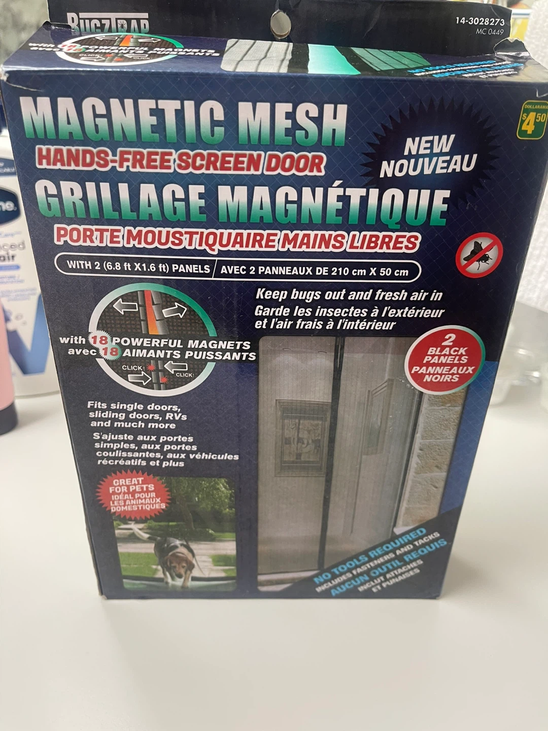 Magnetic Mesh Hands-Free Screen Door