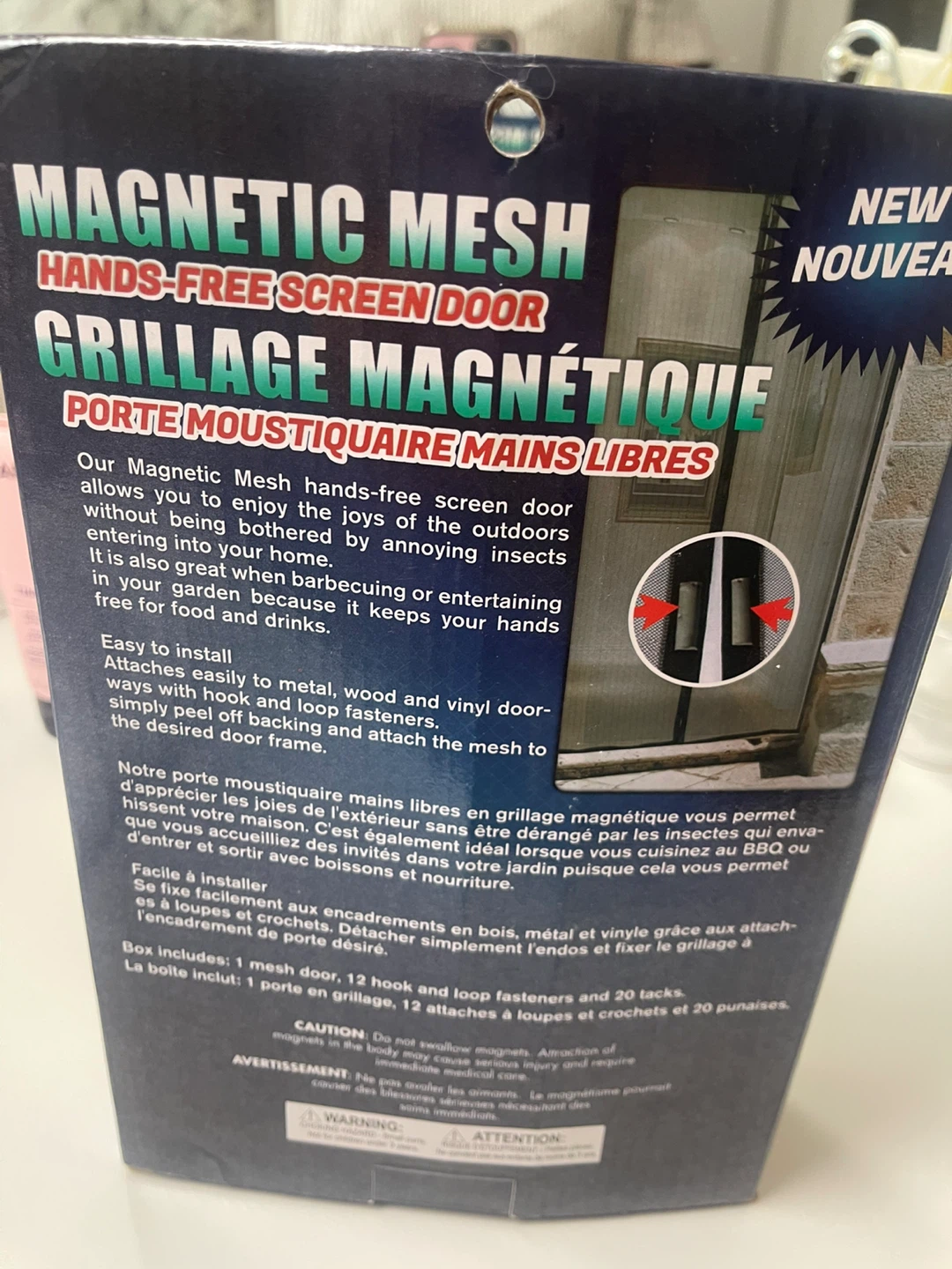 Magnetic Mesh Hands-Free Screen Door - photo 3