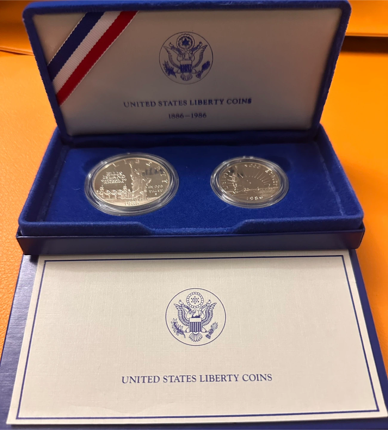 1986 Authentic Rare Liberty Silver Dollar Proof Rare Set - photo 4