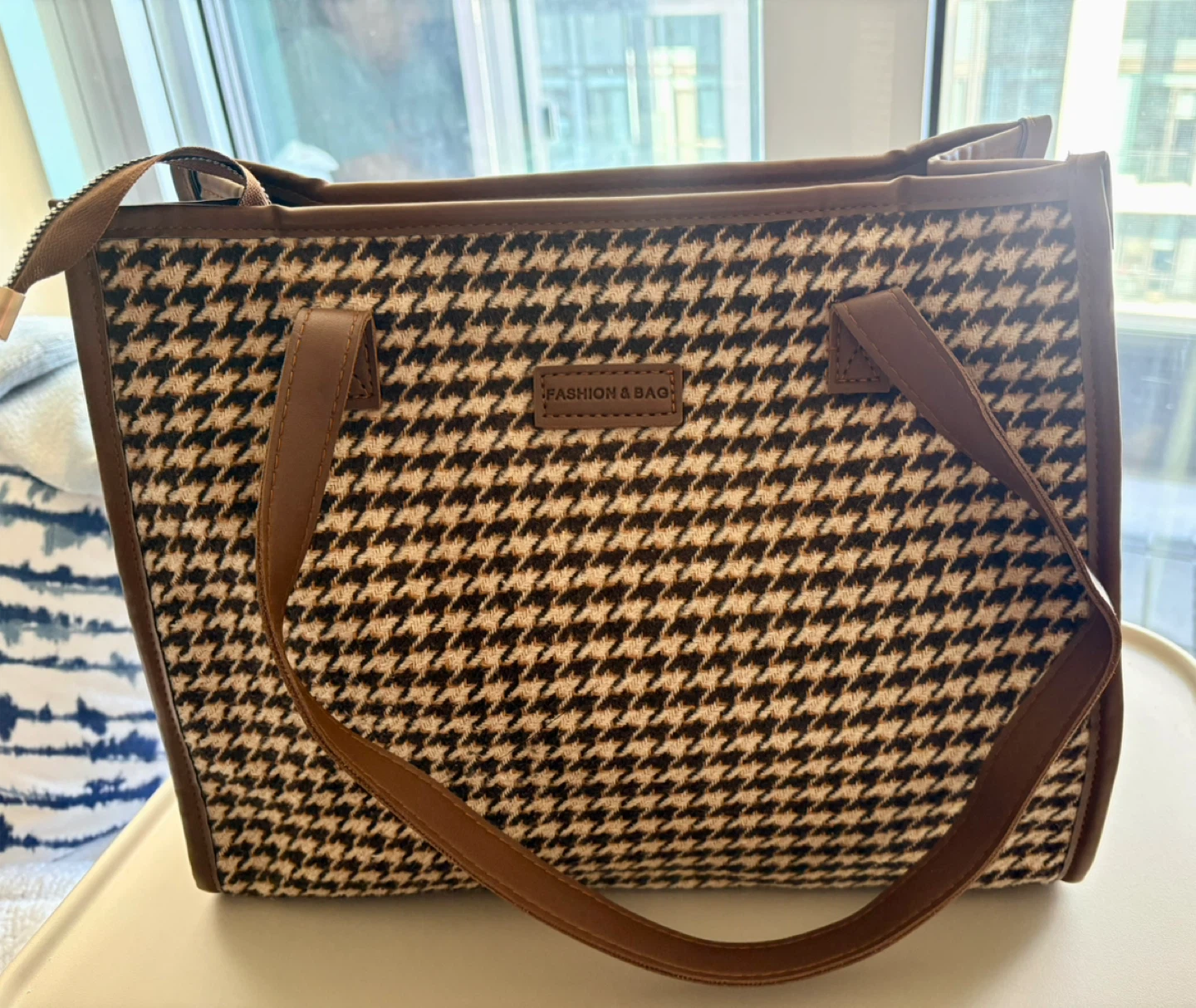 Houndstooth Tote Bag - photo 2