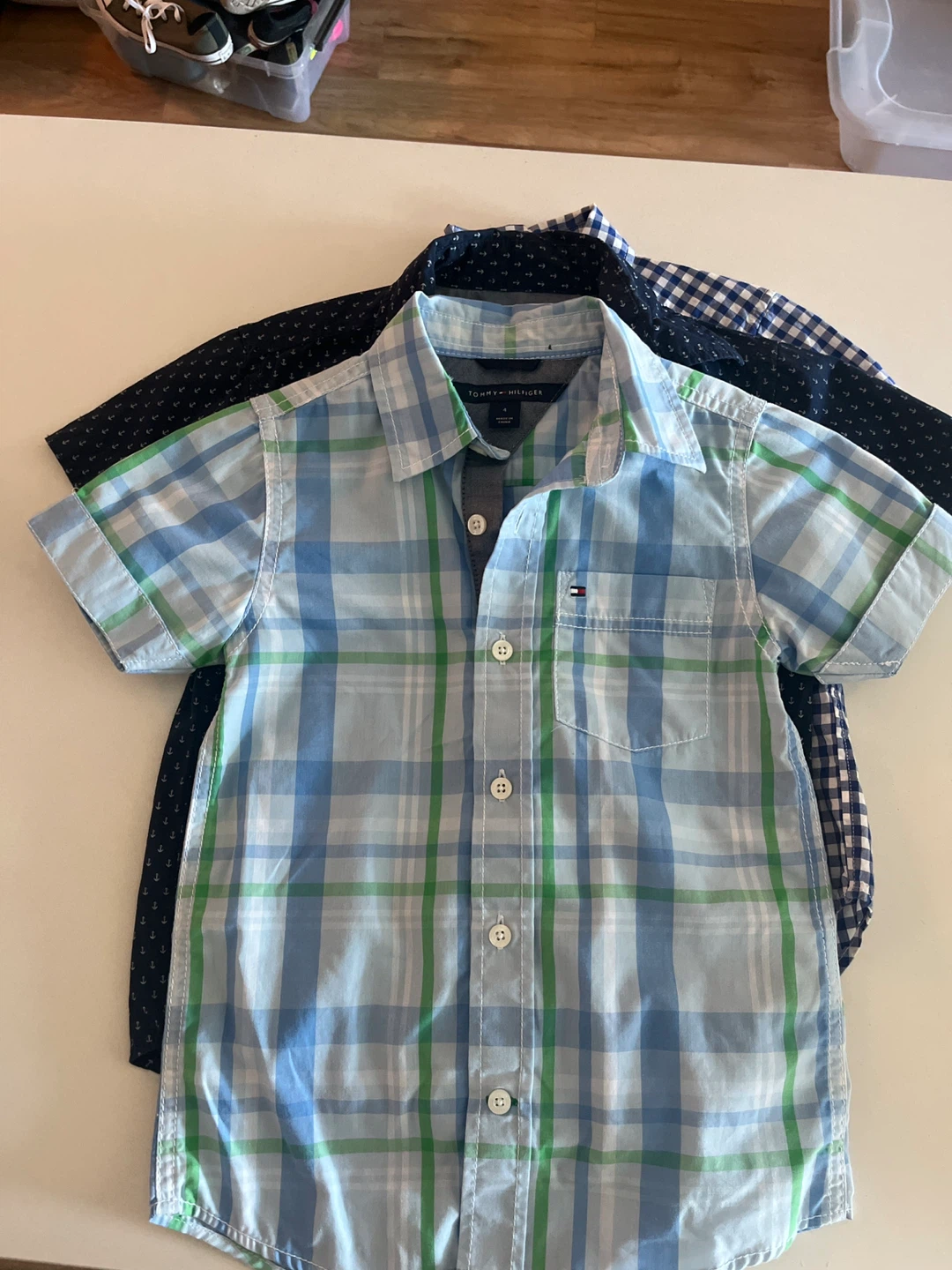 Spring bundle boys 4T shirts - Hilfiger, Ralph Lauren & Airwalk - photo 2