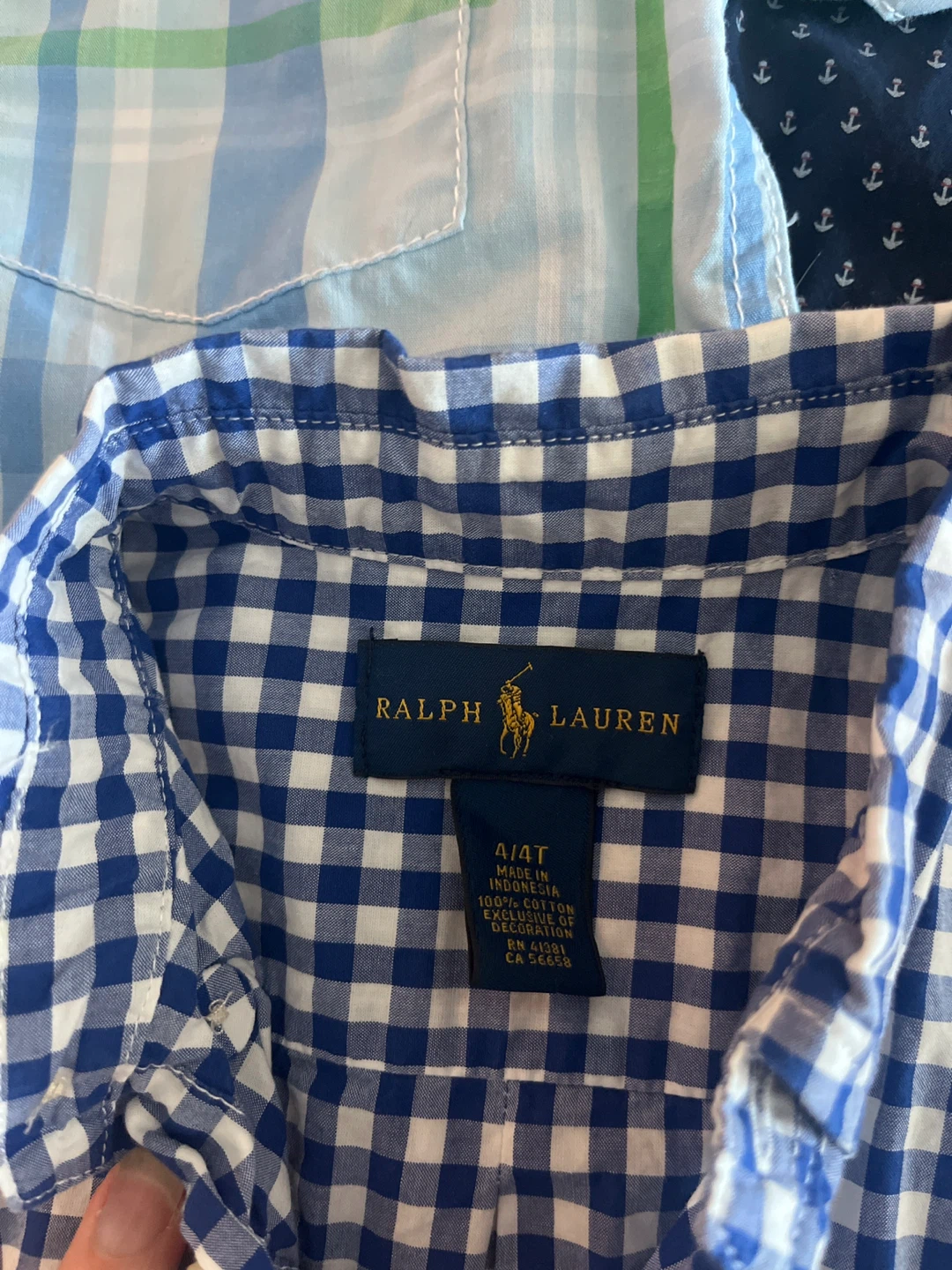 Spring bundle boys 4T shirts - Hilfiger, Ralph Lauren & Airwalk - photo 5