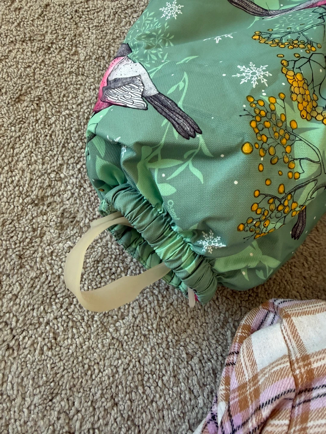Olbos Active Snowsuit - Green Bird Print - photo 4